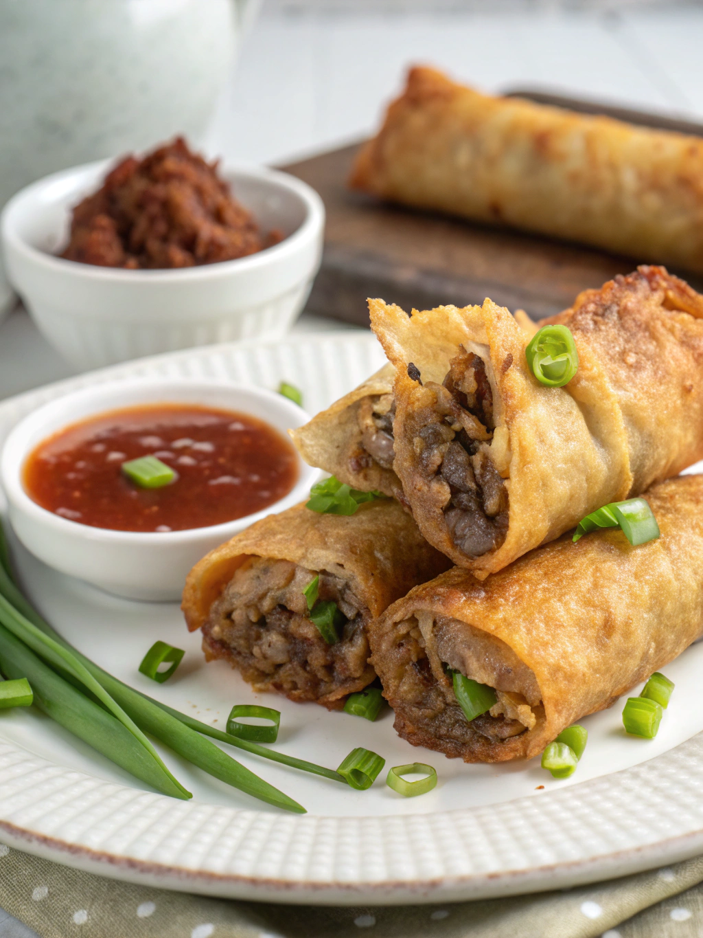Beef Egg Rolls