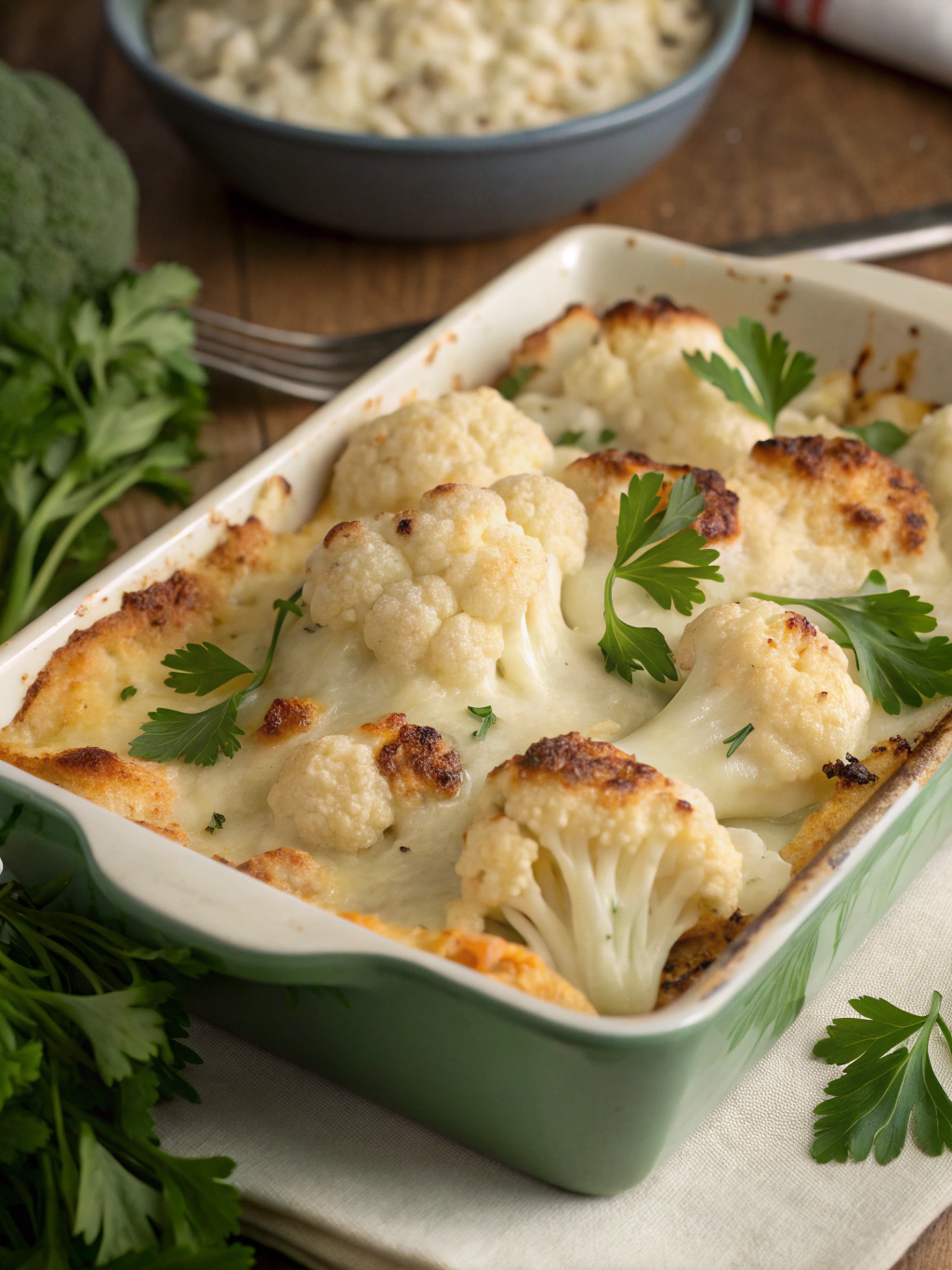 Cauliflower Gratin with Béchamel Sauce