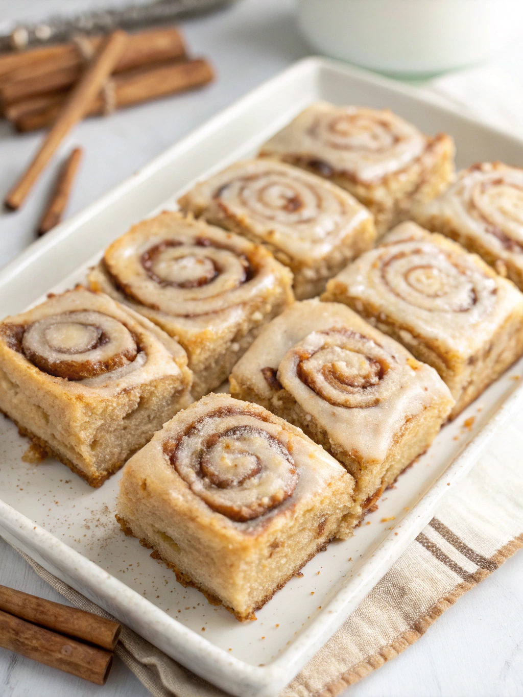 Cinnamon Roll Bliss Bars