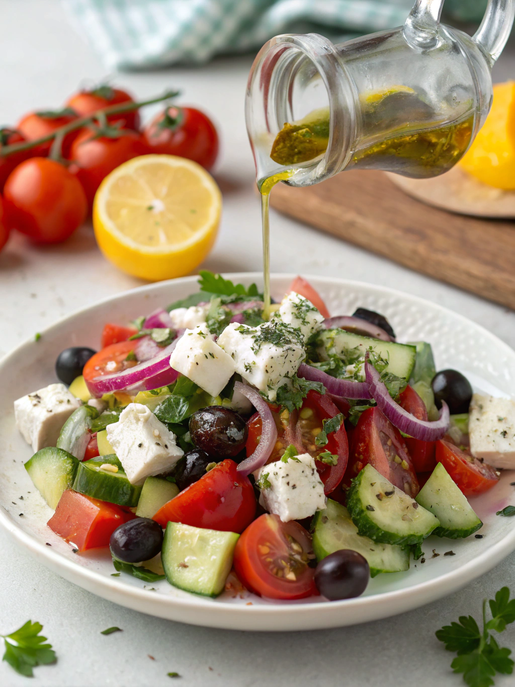 Fresh and Flavorful Mediterranean Salad