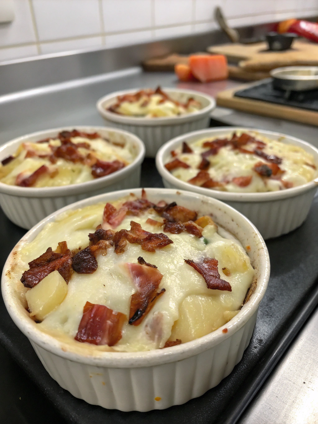 Individual Tartiflettes with Crispy Bacon