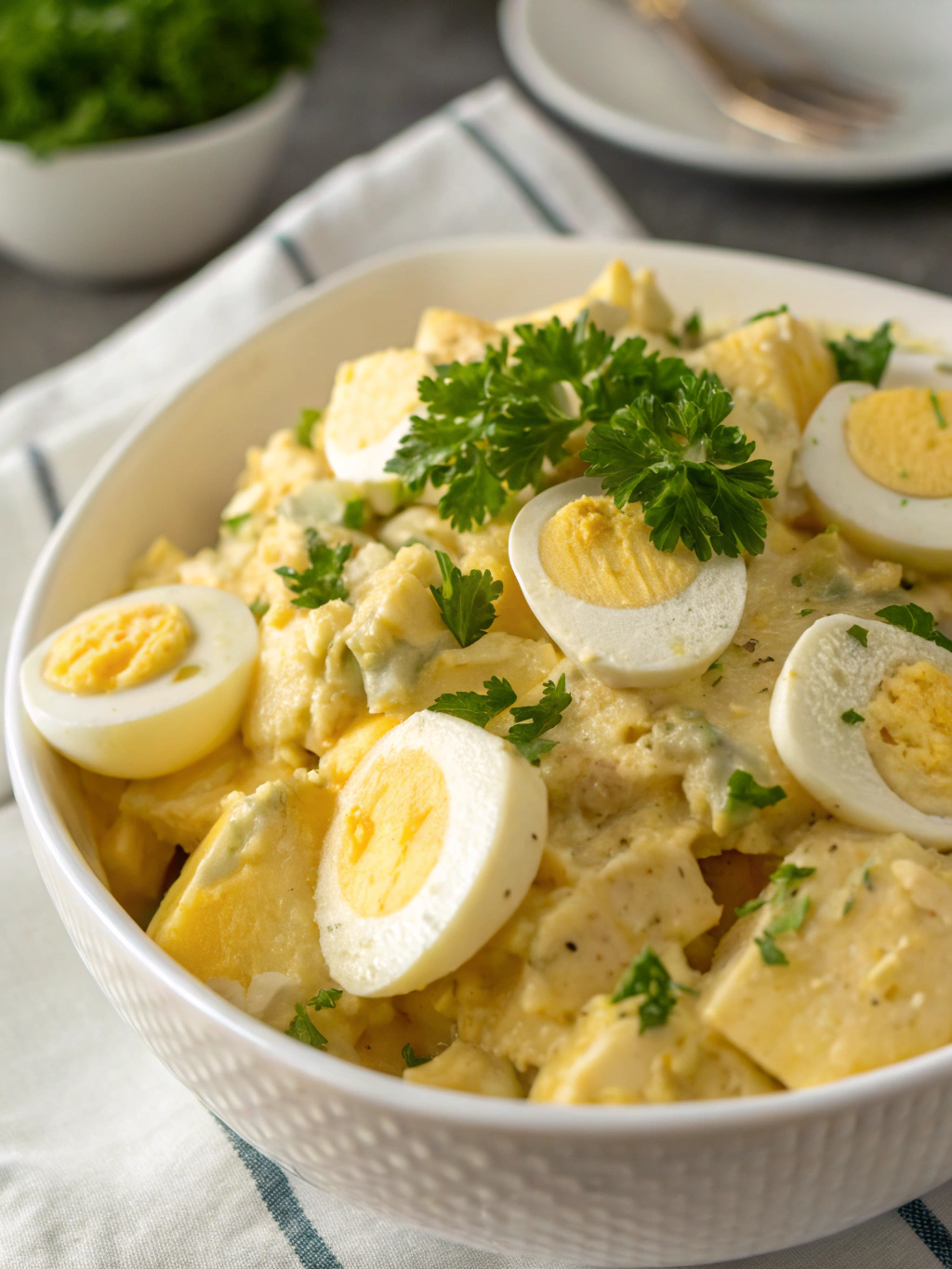 Potato Salad with Hard-Boiled Eggs