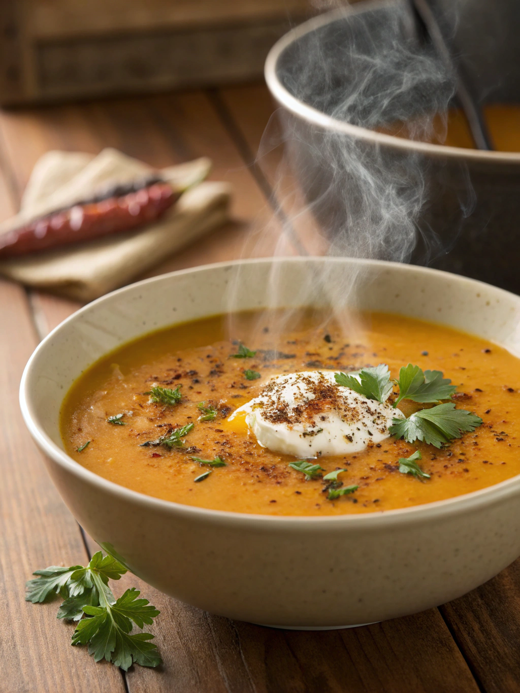 Spiced Sweet Potato Soup