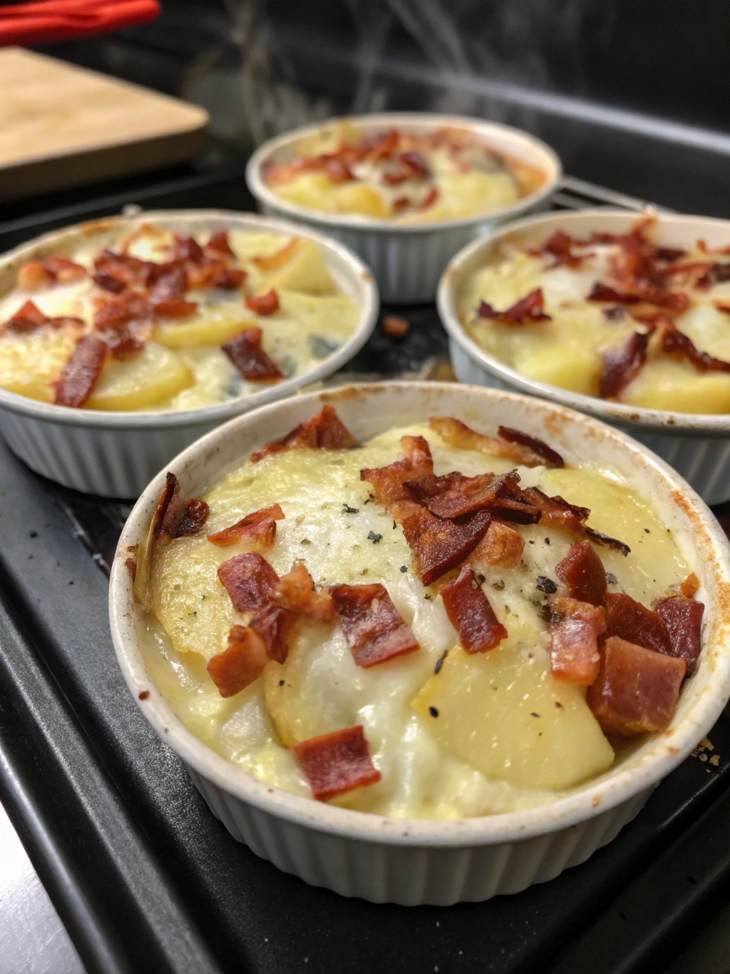 Individual Tartiflettes with Crispy Bacon