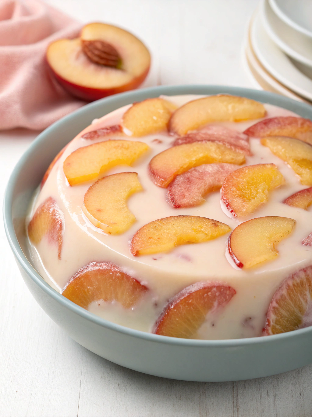 Peaches and Cream Gelatin