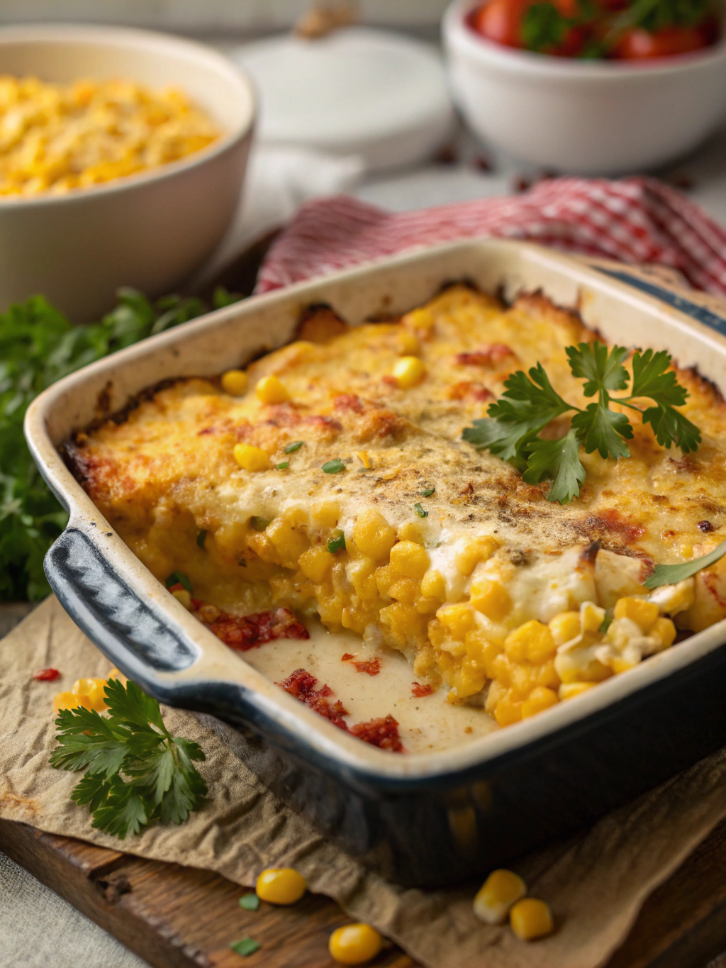 Cheesy Corn Bake Delight