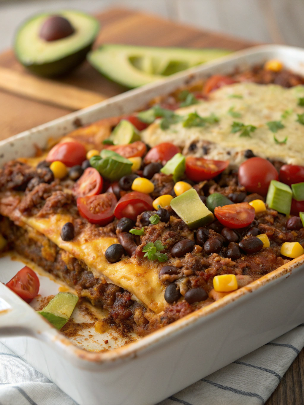 Easy Taco-Style Beef Casserole