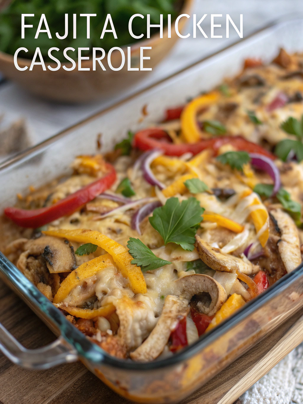 Fajita Chicken Casserole