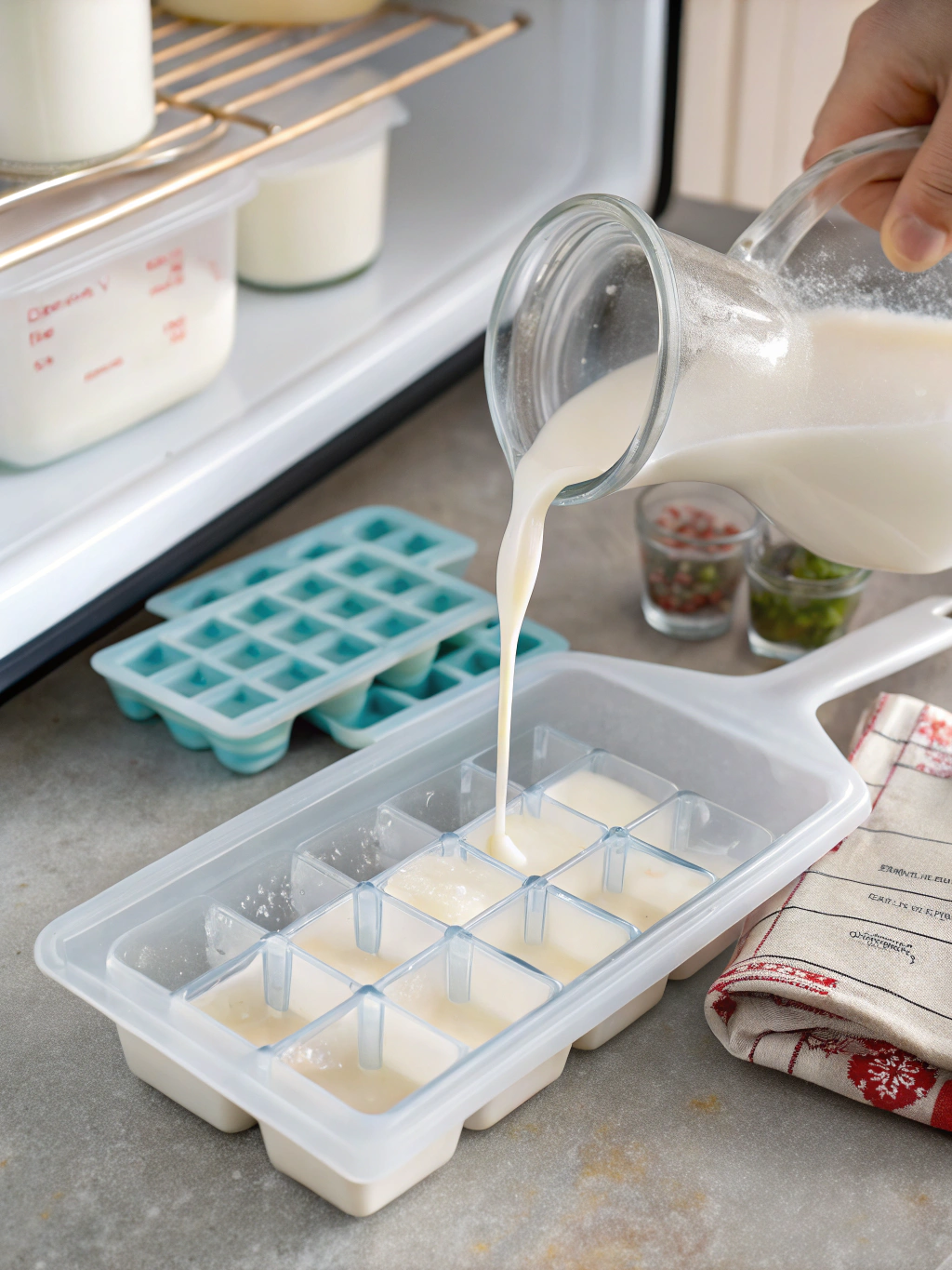 How To Freeze Milk