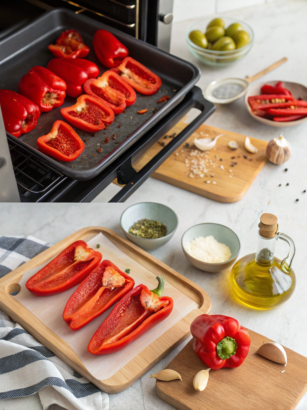 How to Make Roasted Red Peppers