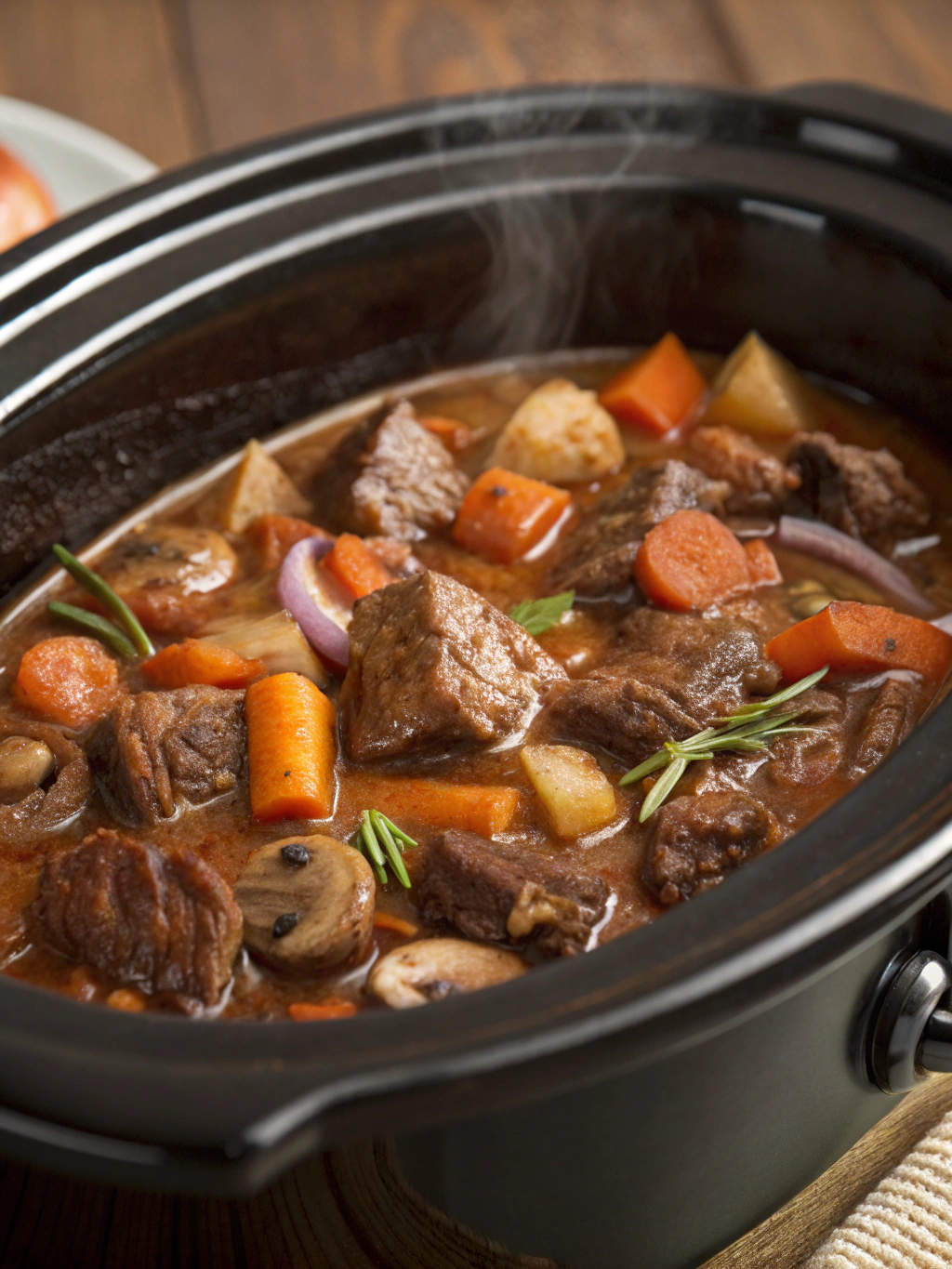 Slow Cooker Beef Bourguignon