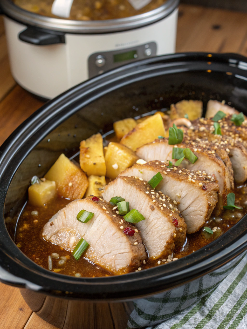 crockpot Pineapple Pork Loin