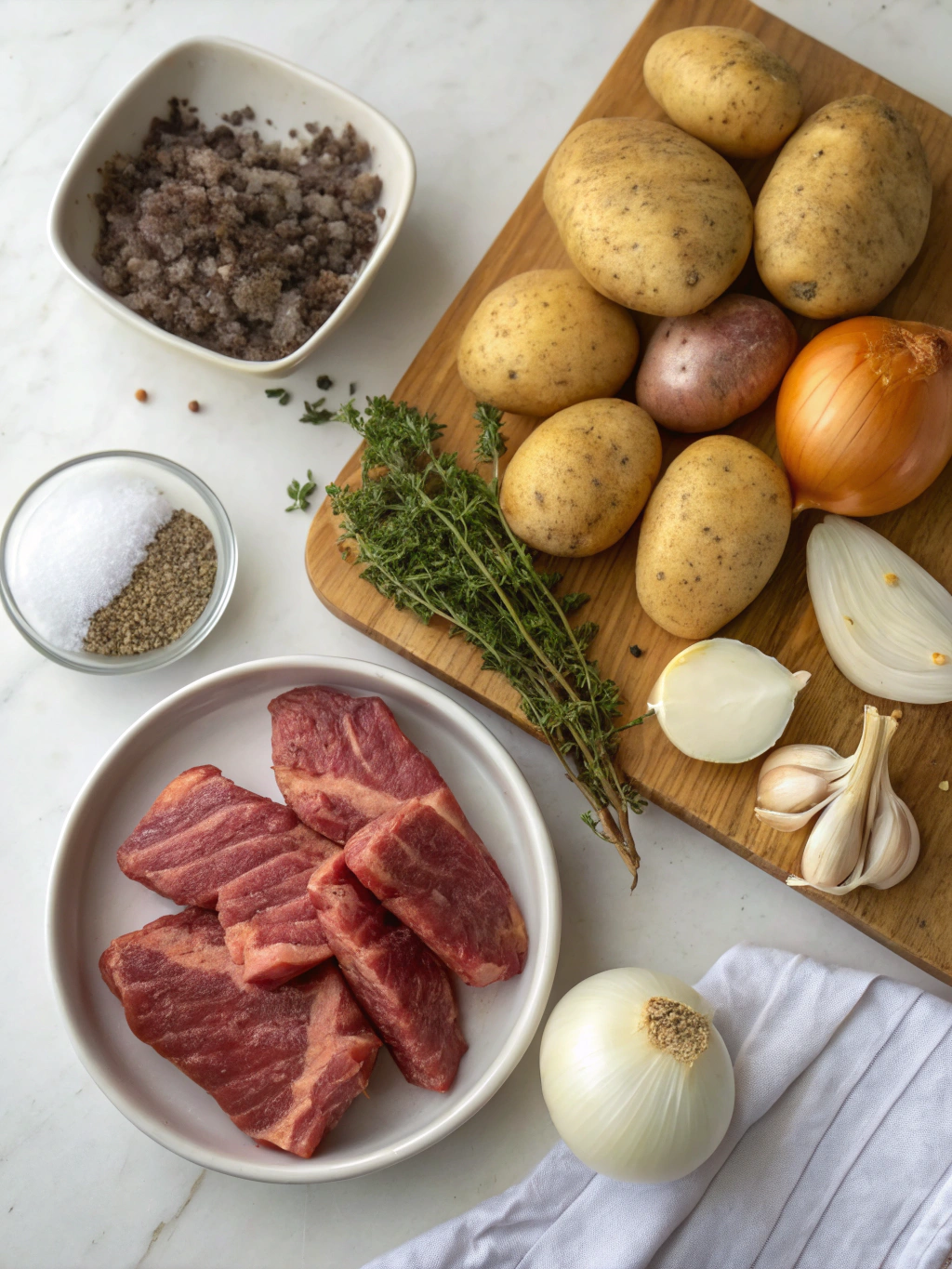 Steak and Potatoes Skillet ingredients